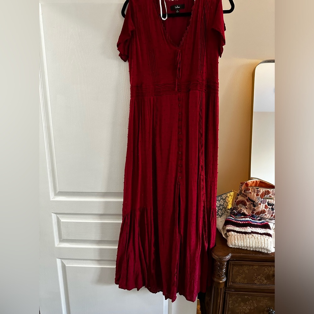 Lulu’s Red Maxi Dress
